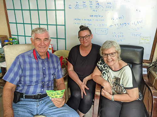 The visit to Preda of Anneluise Kämmerer and Petra Geiger-Kletzl